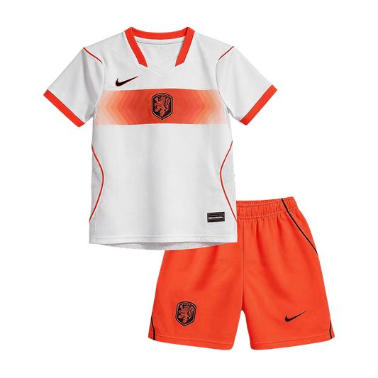Nederländerna Tröja 2026 Borta Orange Barn