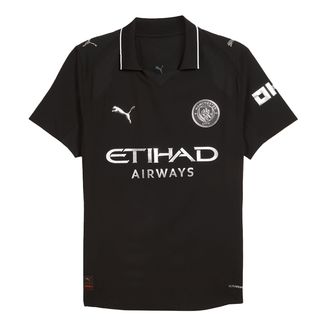 Manchester City Tröja 2025/26 Borta Svart