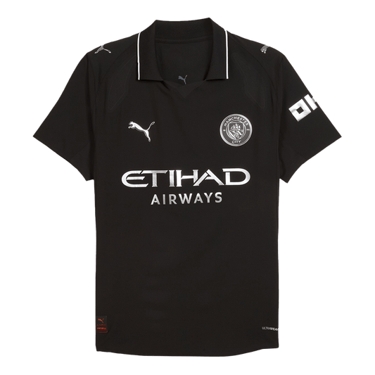 Manchester City Tröja 2025/26 Borta Svart
