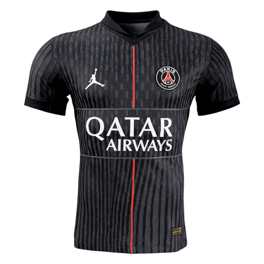 PSG Tröja 2025/26 Fourth Away Autentisk Svart