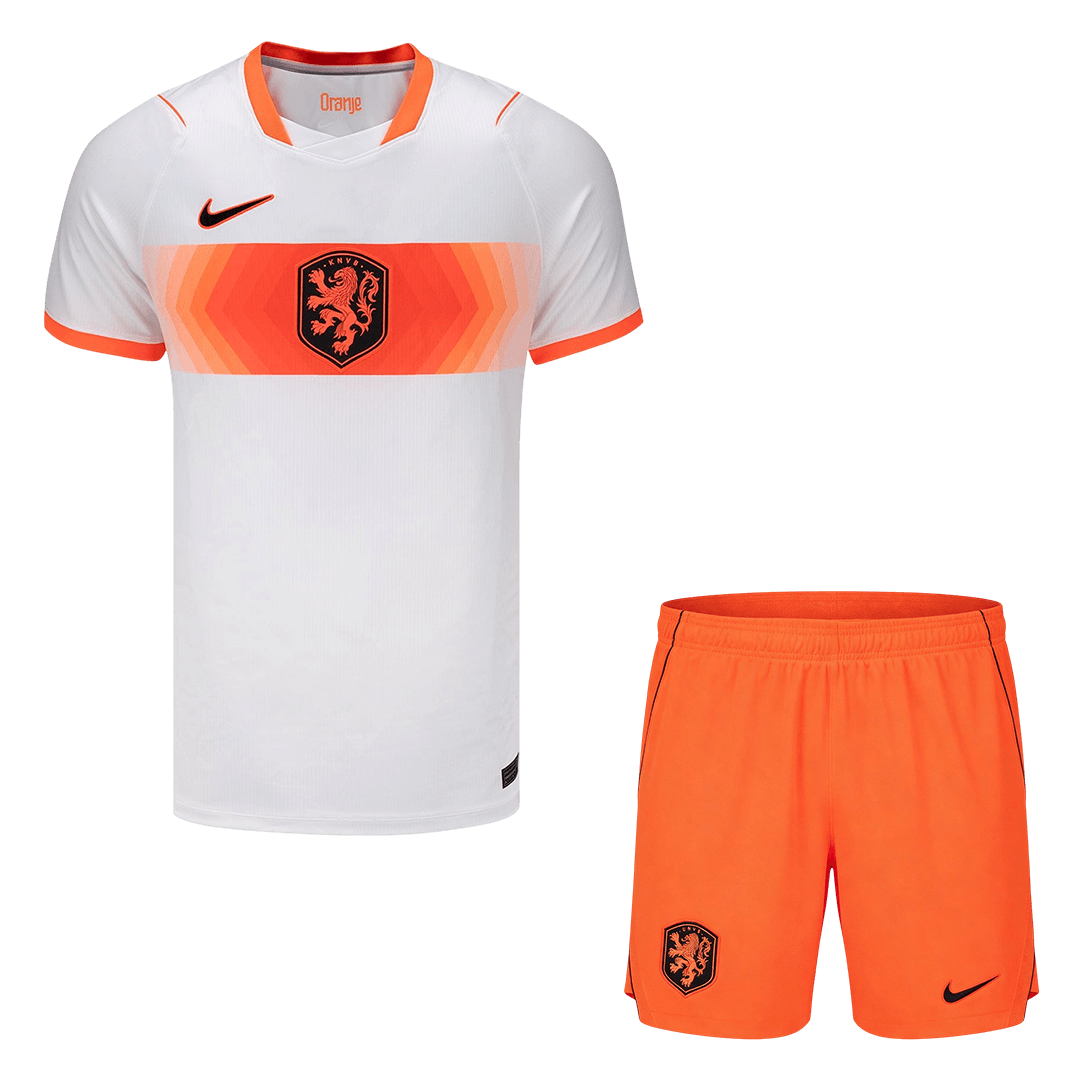 Nederländerna Tröja Bortaställ 2026 Orange&White