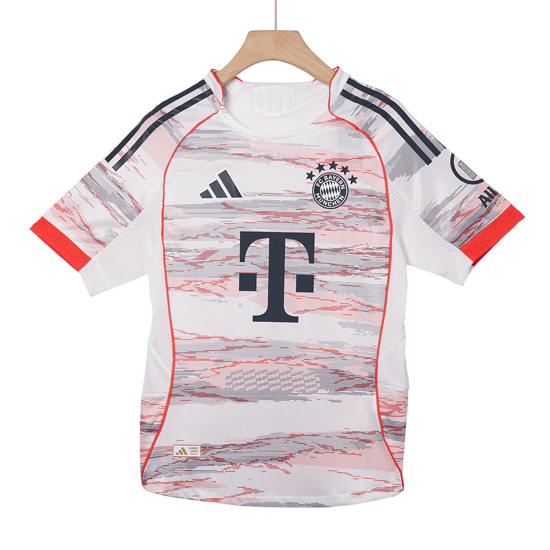 Bayern Munich Tröja KANE #9 2025/26 Borta Vit-11