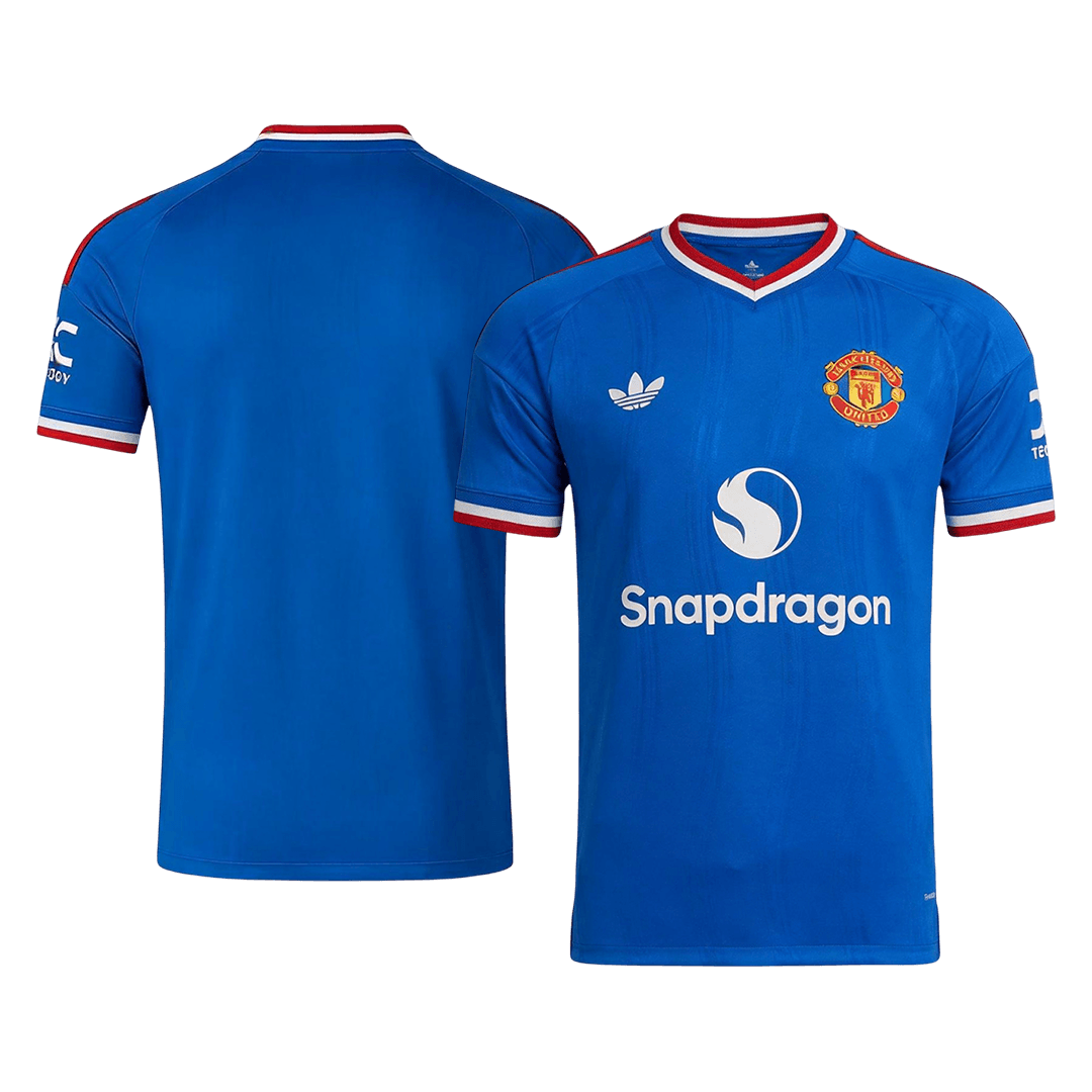 Manchester United Tröja 2026/27 Borta Autentisk Blå-2