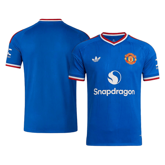 Manchester United Tröja 2026/27 Borta Autentisk Blå-1