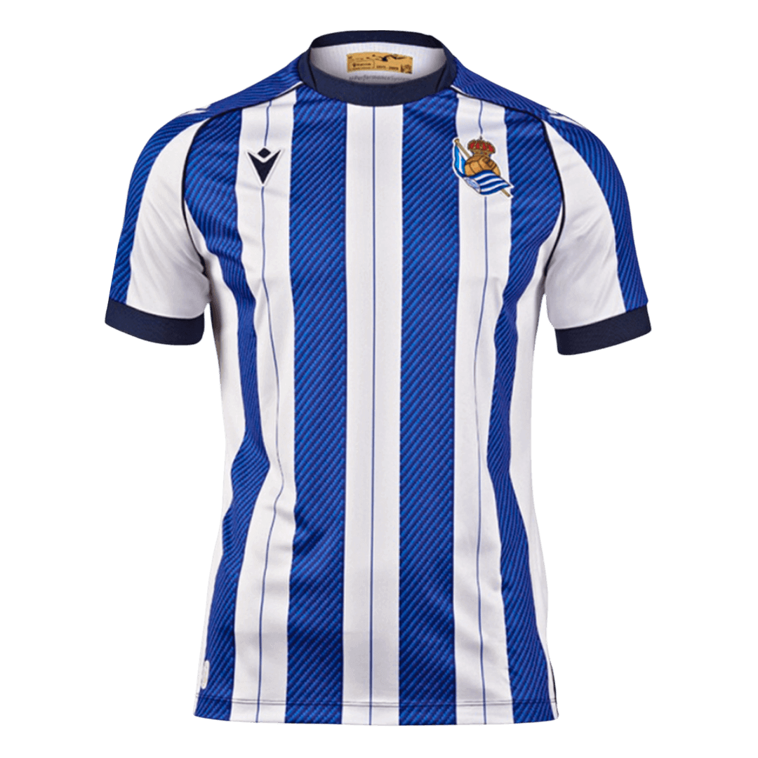 Real Sociedad Tröja 2025/26 Hemma Blå & Vit