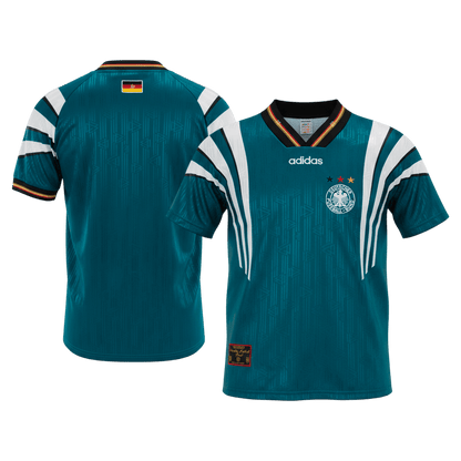 Tyskland Bortatröja 1996/97 Retro Tröja
 Grön-8