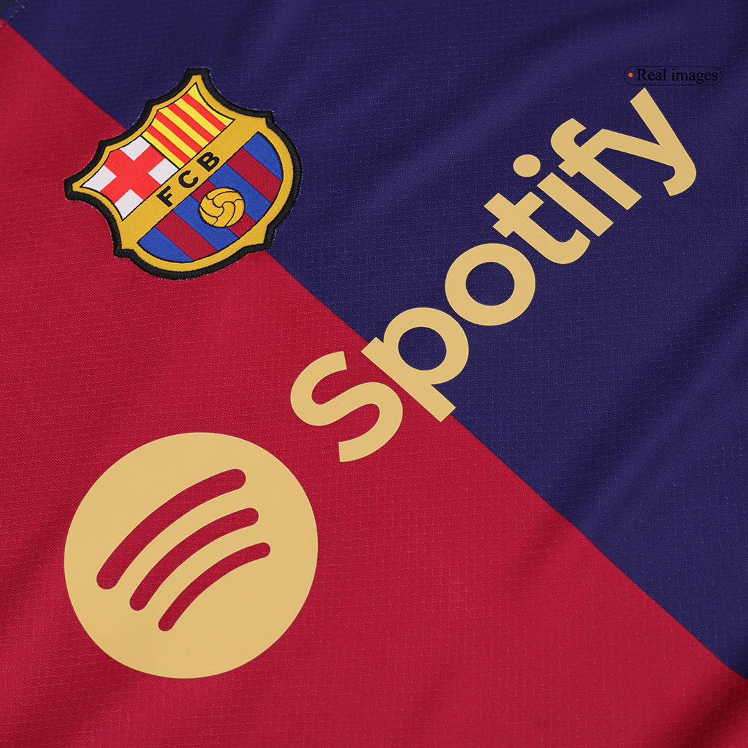 Barcelona Tröja Hemmaställ 2024/25 Röd & Blå-7