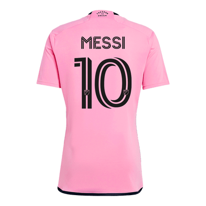 Inter Miami CF Tröja MESSI #10 Hemmaställ 2024/25 Rosa-3