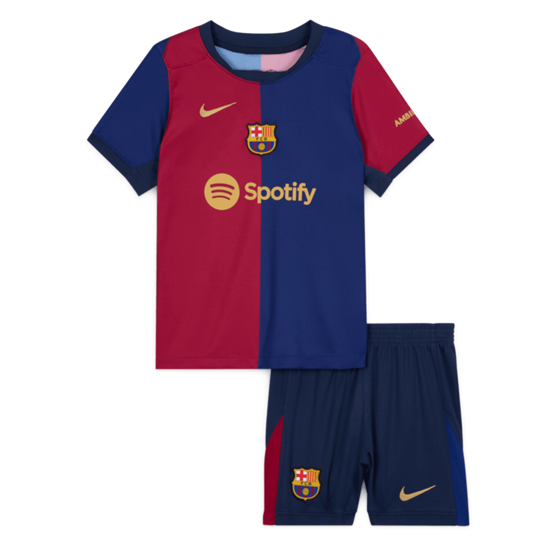 Barcelona Tröja 2024/25 Hemma Röd & Blå Barn