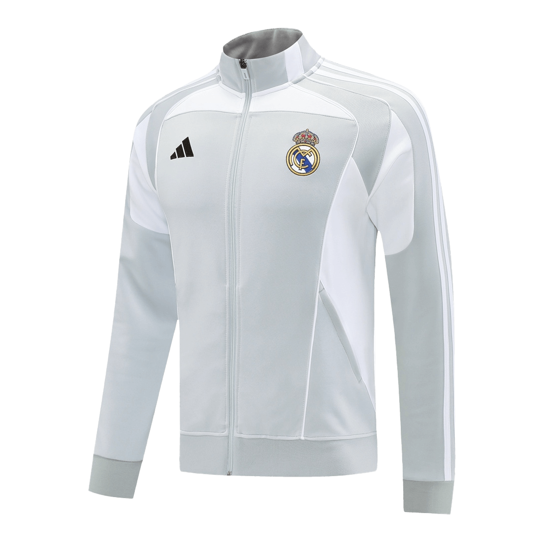 Real Madrid Hemma Träningsjacka 2025/26 Grå-13