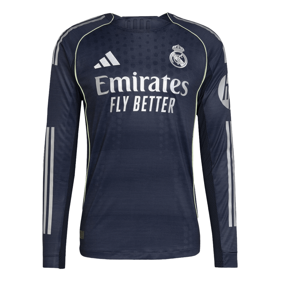 Real Madrid Tröja 2025/26 Borta Autentisk Mörkblå