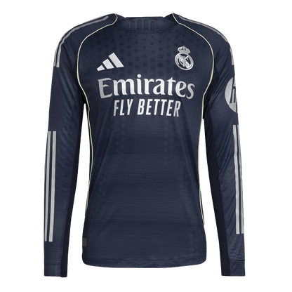 Real Madrid Tröja 2025/26 Borta Autentisk Mörkblå