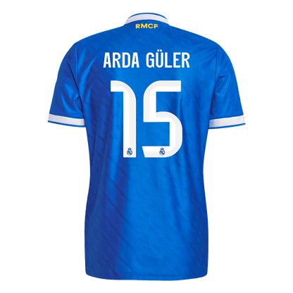 Real Madrid Tröja ARDA GÜLER #15 2025/26 Tredje Blå-11