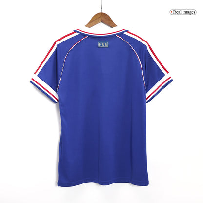 Frankrike Hemmatröja 1998 Retro Tröja
 Blå-8