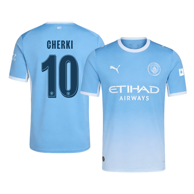 Manchester City Tröja CHERKI #10 2026/27 Hemma Blå - UCL