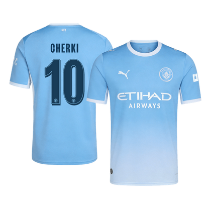Manchester City Tröja CHERKI #10 2026/27 Hemma Blå - UCL