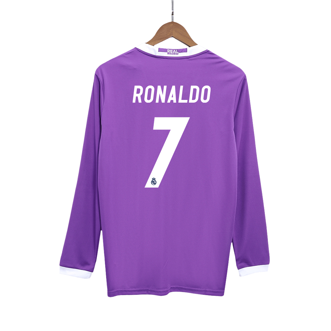 RONALDO #7 Real Madrid Bortatröja 2016/17 Retro Tröja
 Lila