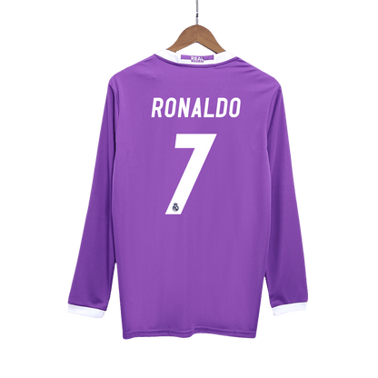RONALDO #7 Real Madrid Bortatröja 2016/17 Retro Tröja
 Lila