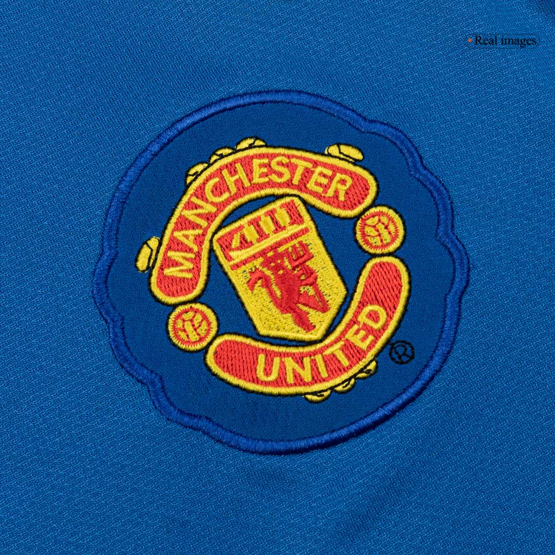 Manchester United Tredjetröja 2008/09 Retro Tröja
 Blå-7