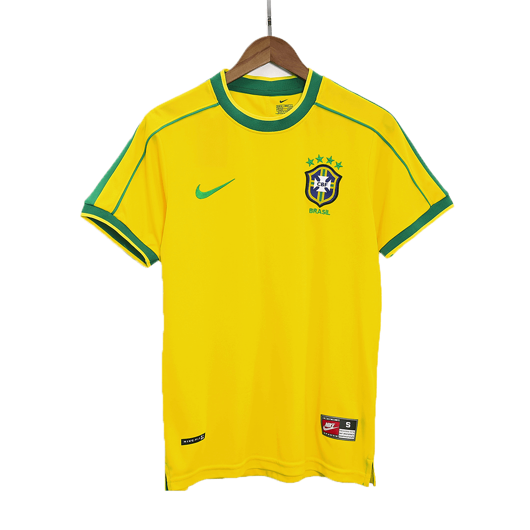 Brasilien Hemmatröja 1998 Retro Tröja
 Gul