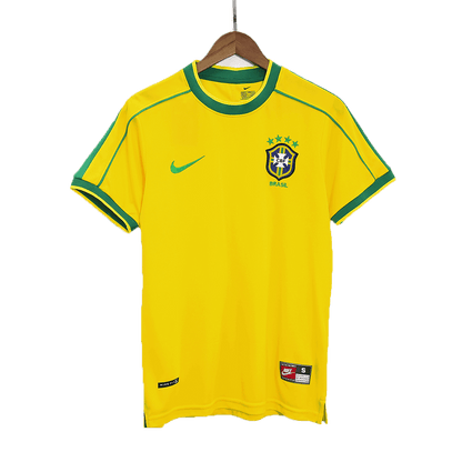 Brasilien Hemmatröja 1998 Retro Tröja
 Gul