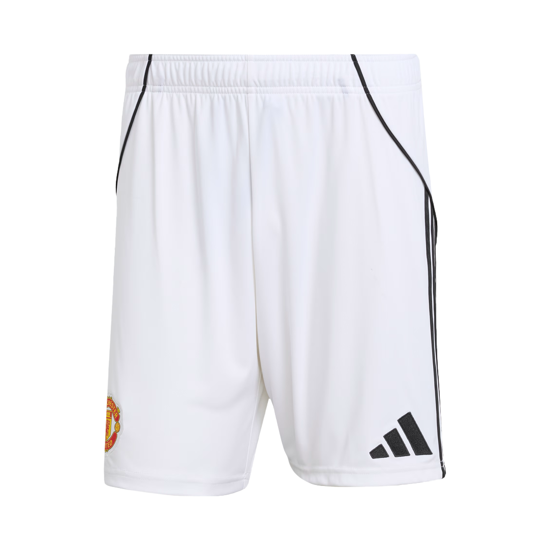 Manchester United Shorts 2025/26 Hemma Vit