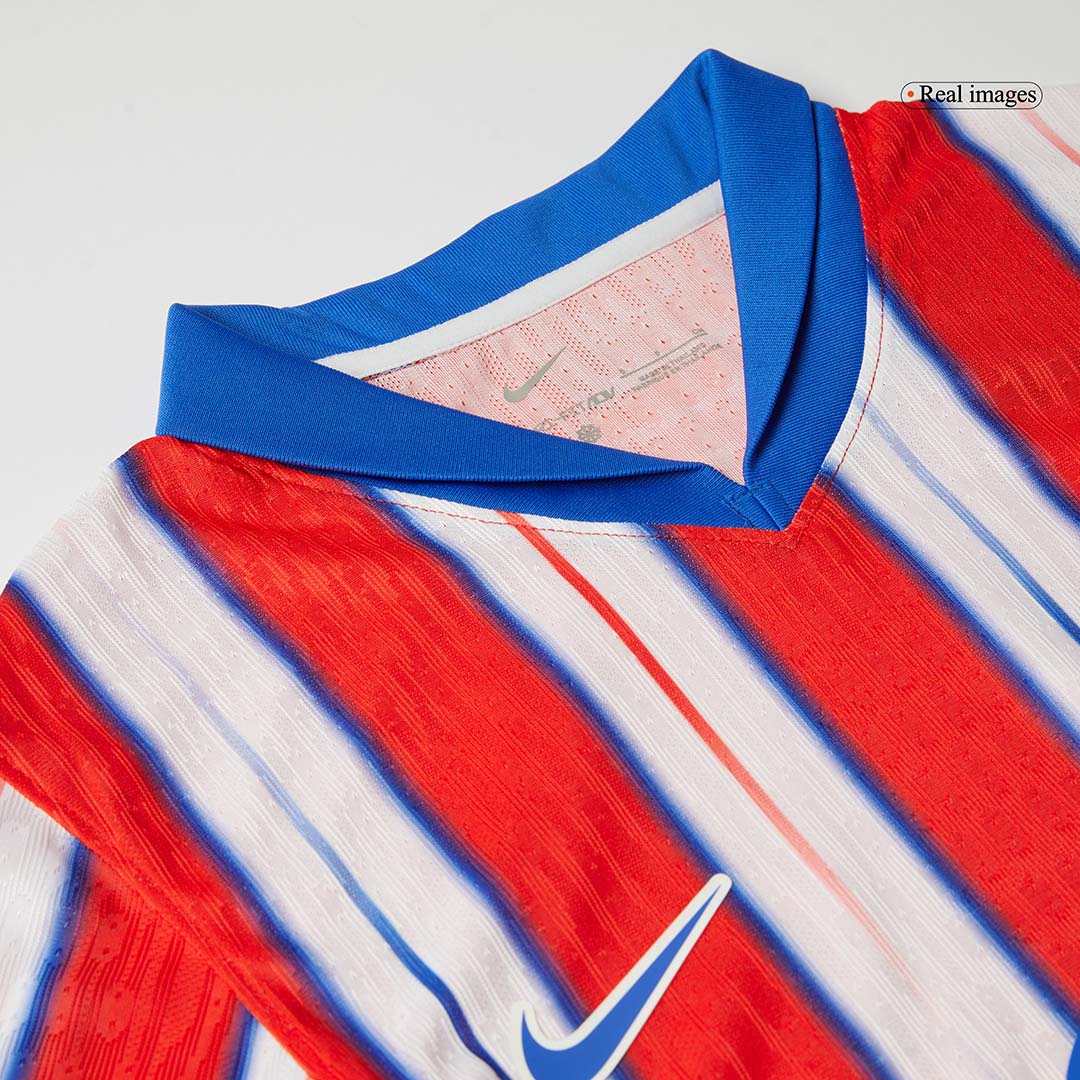 Atletico Madrid Tröja GRIEZMANN #7 2024/25 Hemma Autentisk Röd & Vit