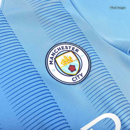 Manchester City Tröja CHAMPIONS #24 2023/24 Hemma Blå-5