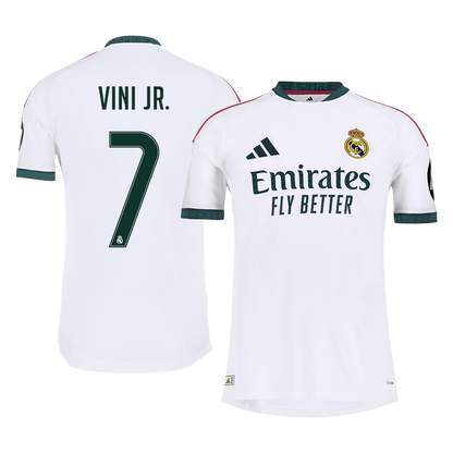 Real Madrid Tröja VINI JR. #7 2026/27 Hemma Autentisk Vit