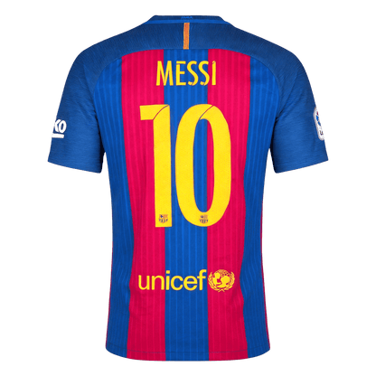 MESSI #10 Barcelona Hemmatröja 2016/17 Retro Tröja
 Röd & Blå-12