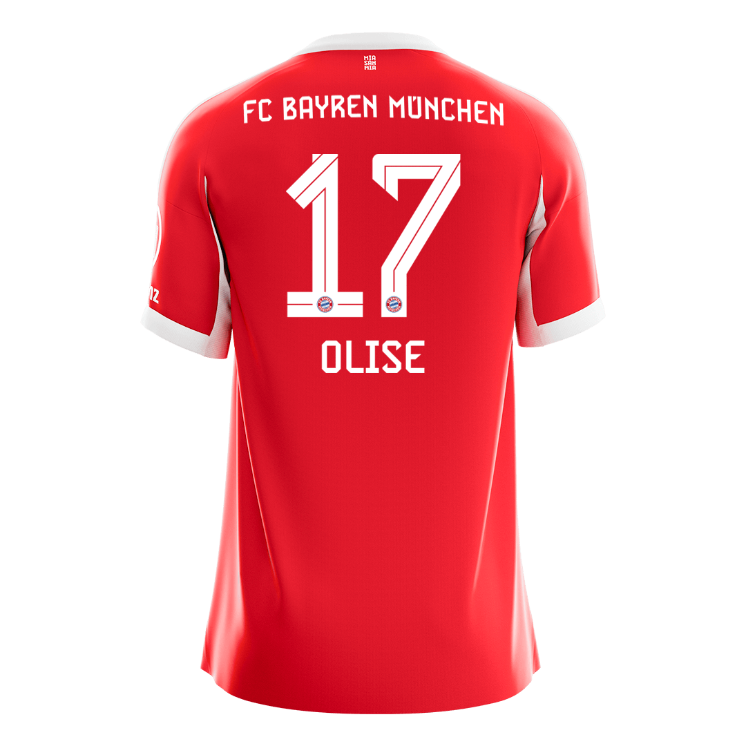 OLISE #17 Bayern Munich Tröja 2025/26 Hemma Premium Röd