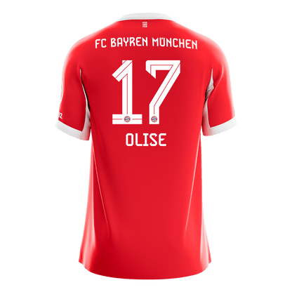 OLISE #17 Bayern Munich Tröja 2025/26 Hemma Premium Röd-10