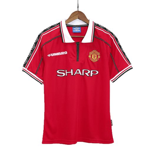 Manchester United Hemmatröja 98/00 Retro Tröja
 Röd
