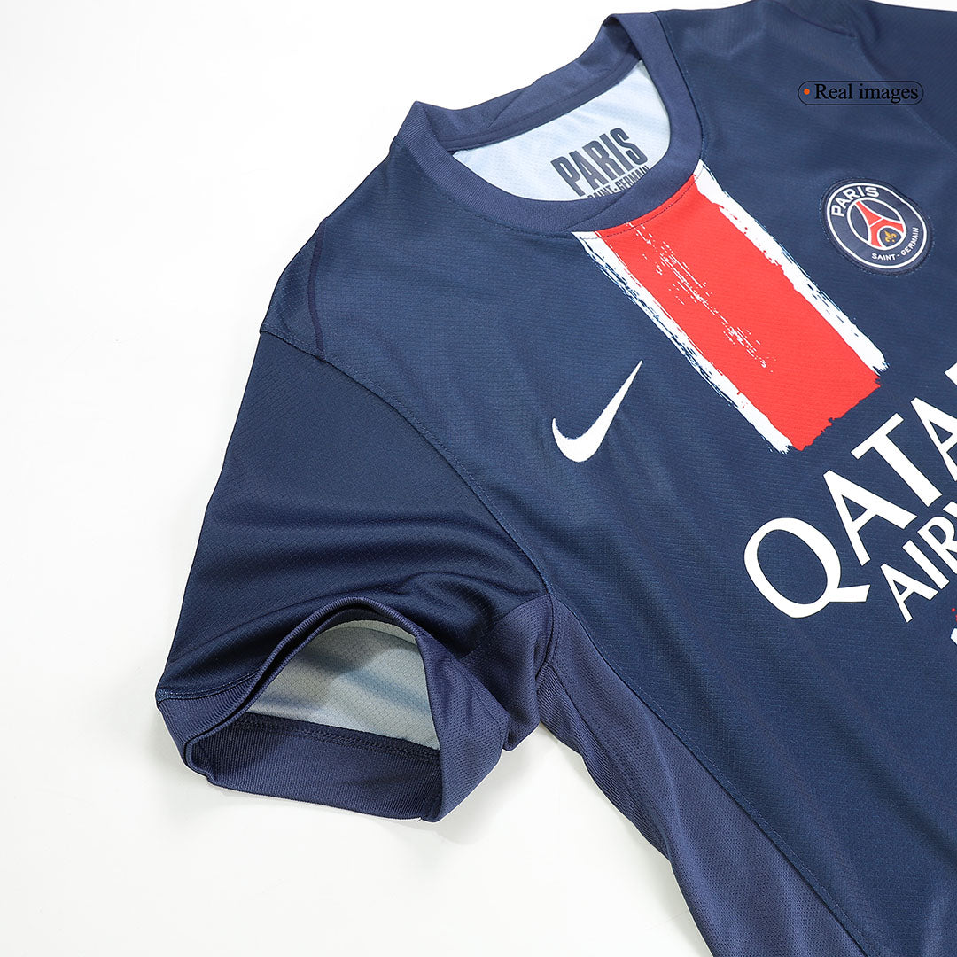 PSG Tröja O.DEMBÉLÉ #10 2024/25 Hemma Mörkblå - UCL-3