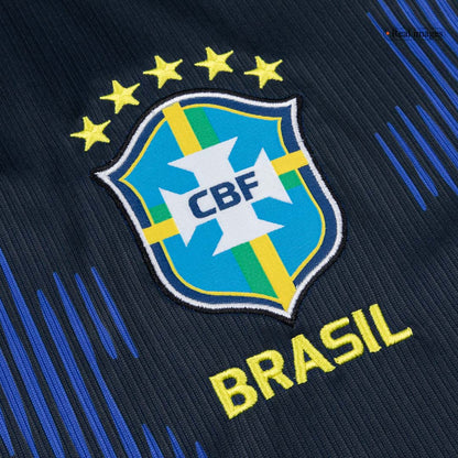 Brasilien Tröja NEYMAR JR. #10 2026 Borta Mörkblå-6