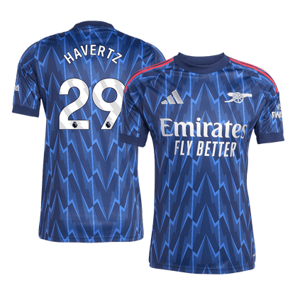 Arsenal Tröja HAVERTZ #29 2025/26 Borta Blå
