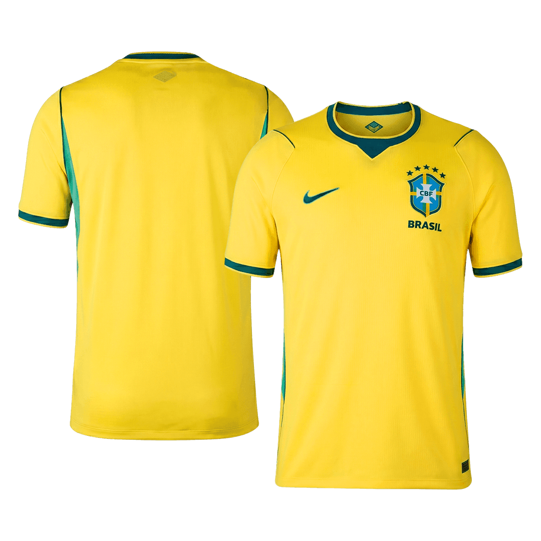 Brasilien Tröja 2026 Hemma Gul-6