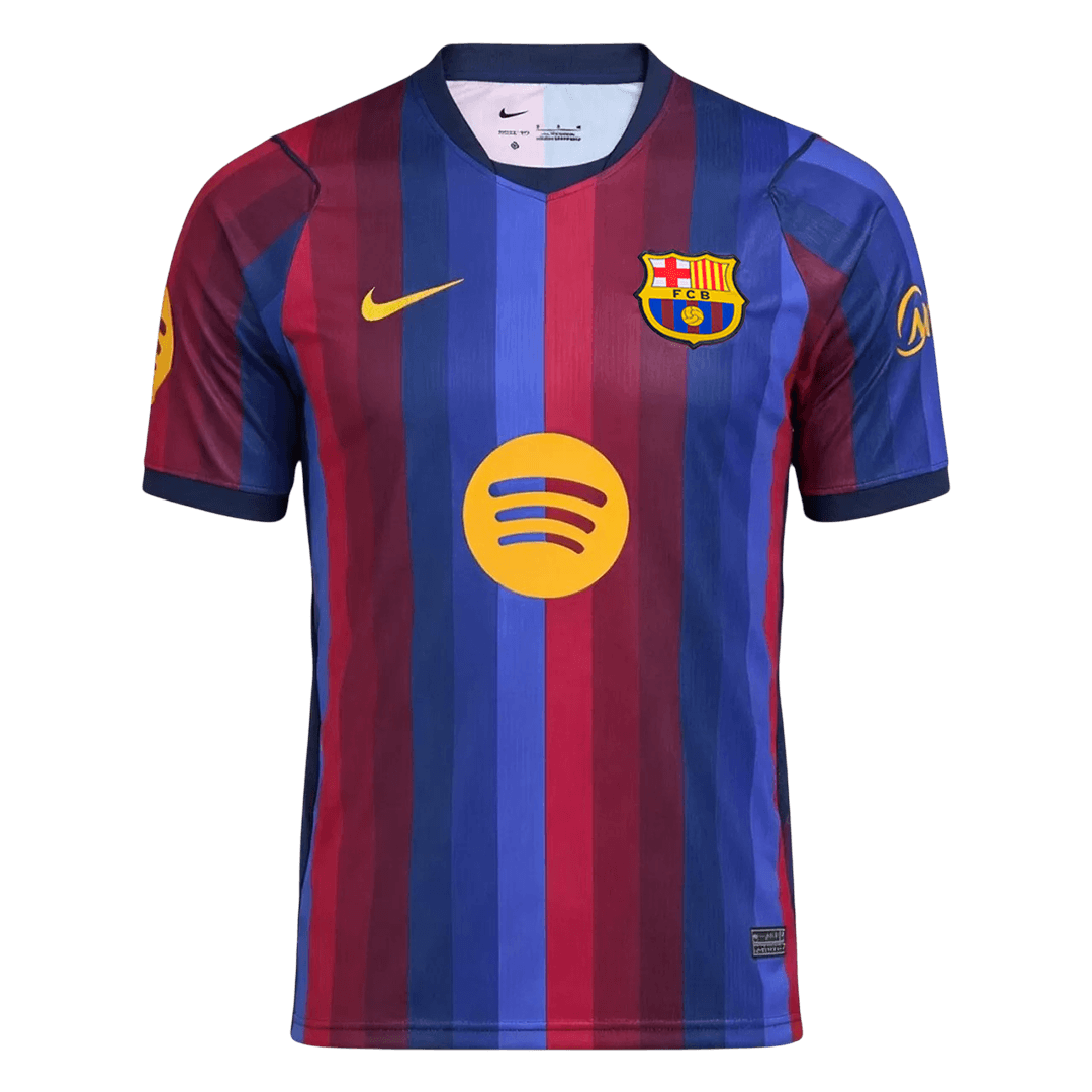 Barcelona Tröja LAMINE YAMAL #10 2026/27 Hemma Autentisk Röd & Blå - UCL