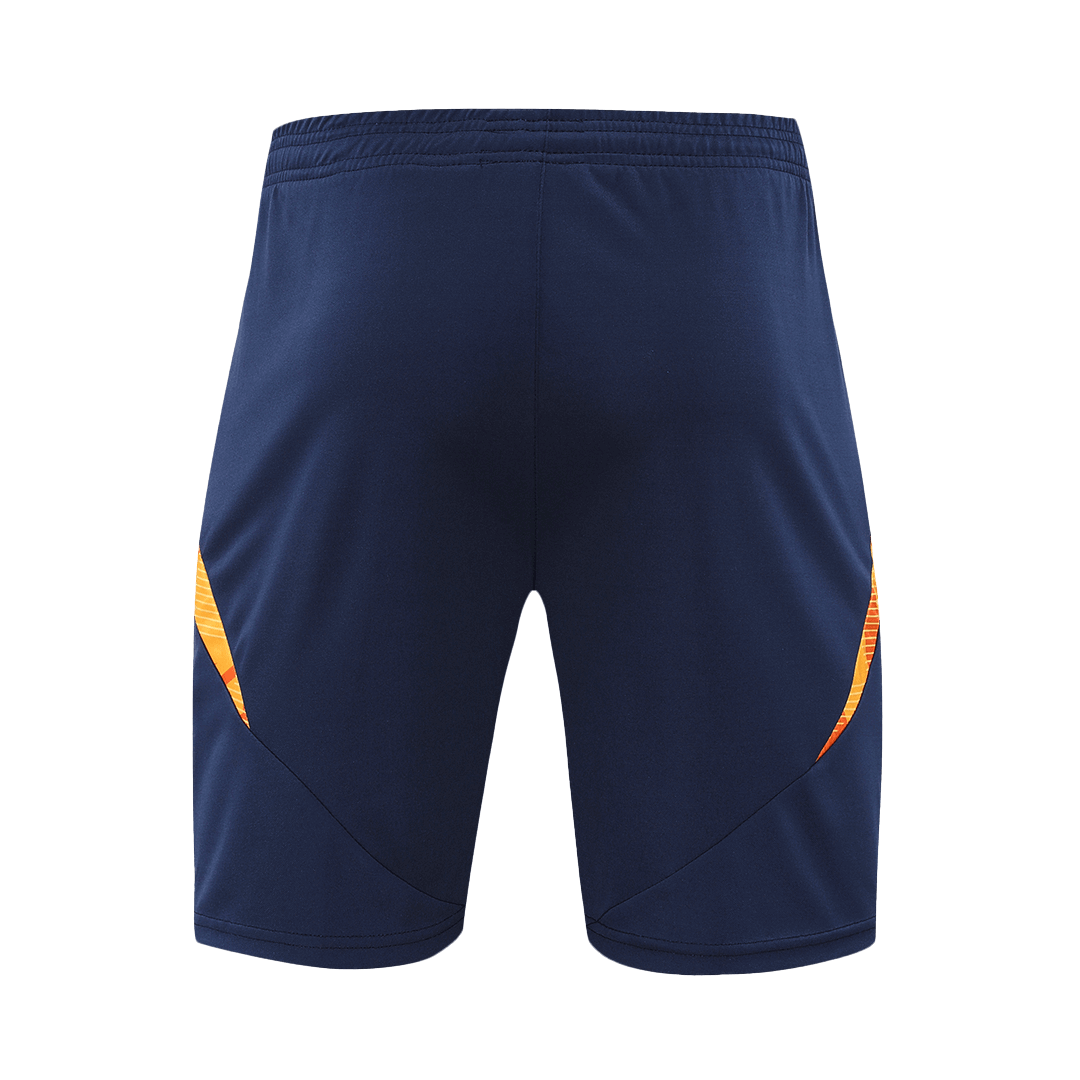 Real Madrid Shorts 2024/25 Före match Mörkblå-2