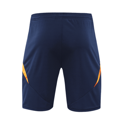 Real Madrid Shorts 2024/25 Före match Mörkblå-2