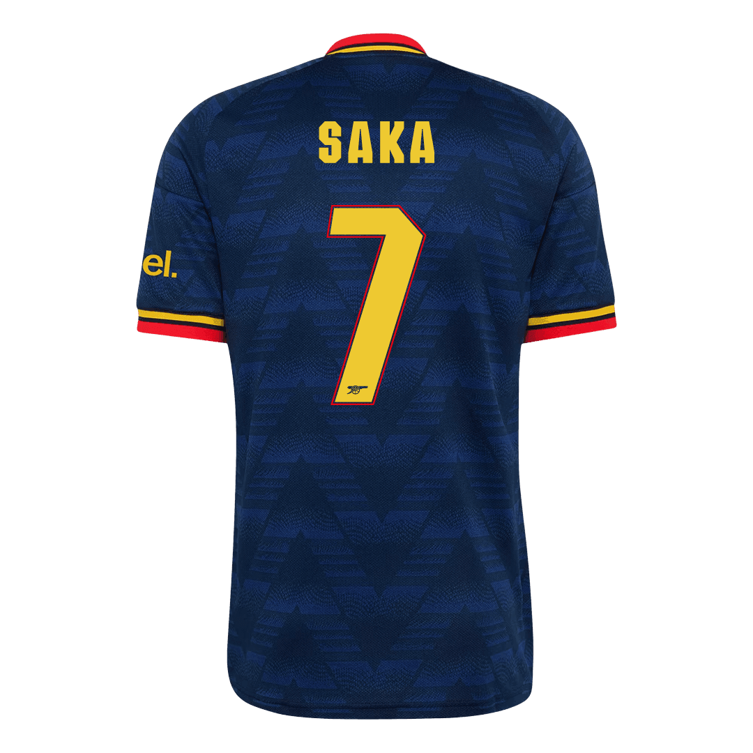 Arsenal Tröja SAKA #7 2026/27 Borta Mörkblå - UCL