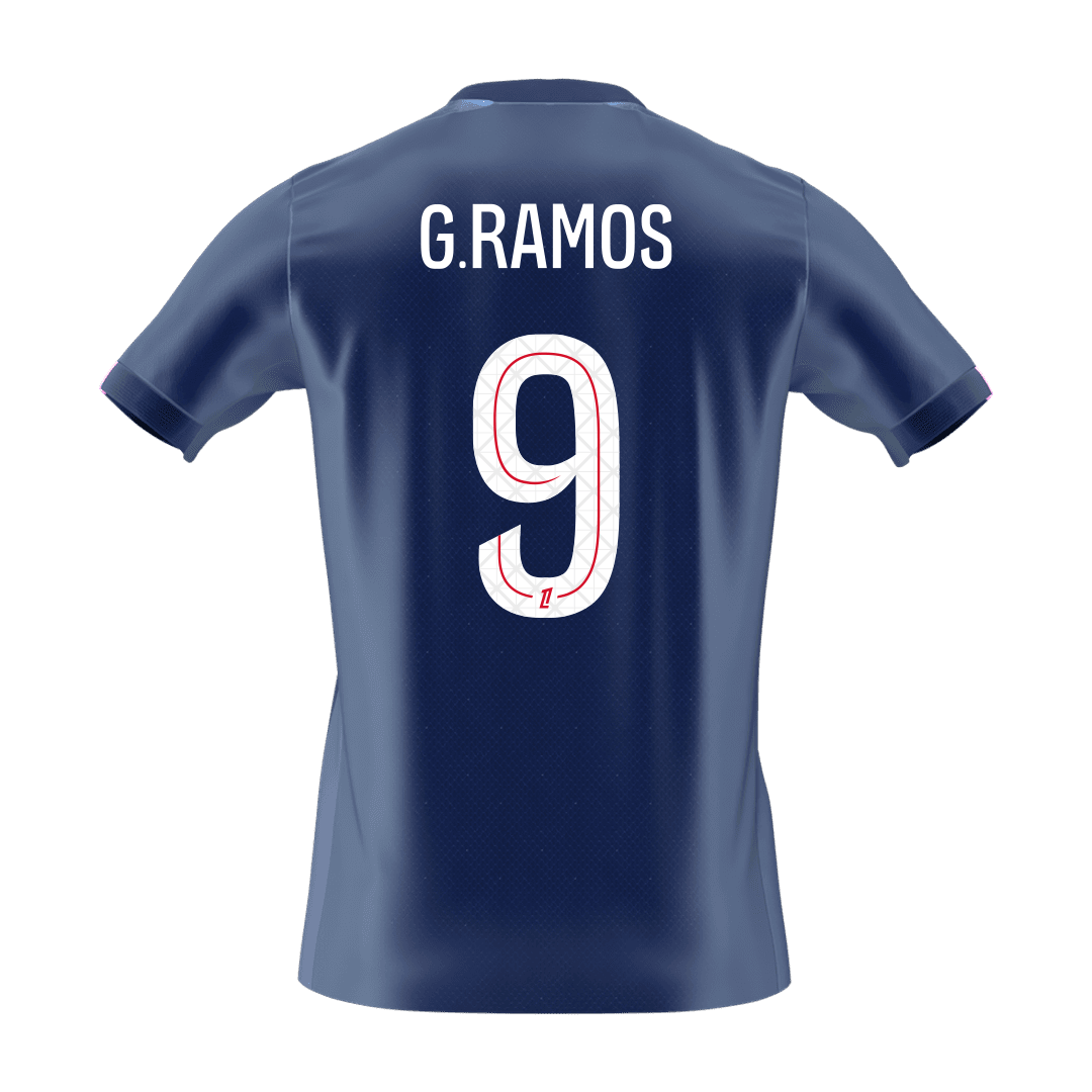 G.RAMOS #9 PSG Tröja 2025/26 Hemma Premium Mörkblå-8