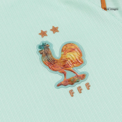 Frankrike Tröja 2026 Borta Mint Green Barn-9