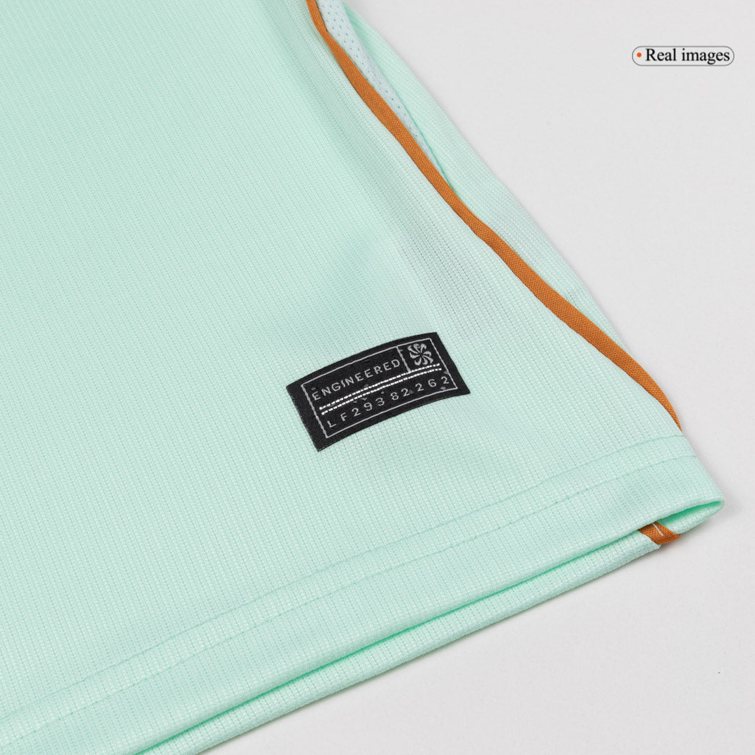 Frankrike Tröja 2026 Borta Mint Green Barn