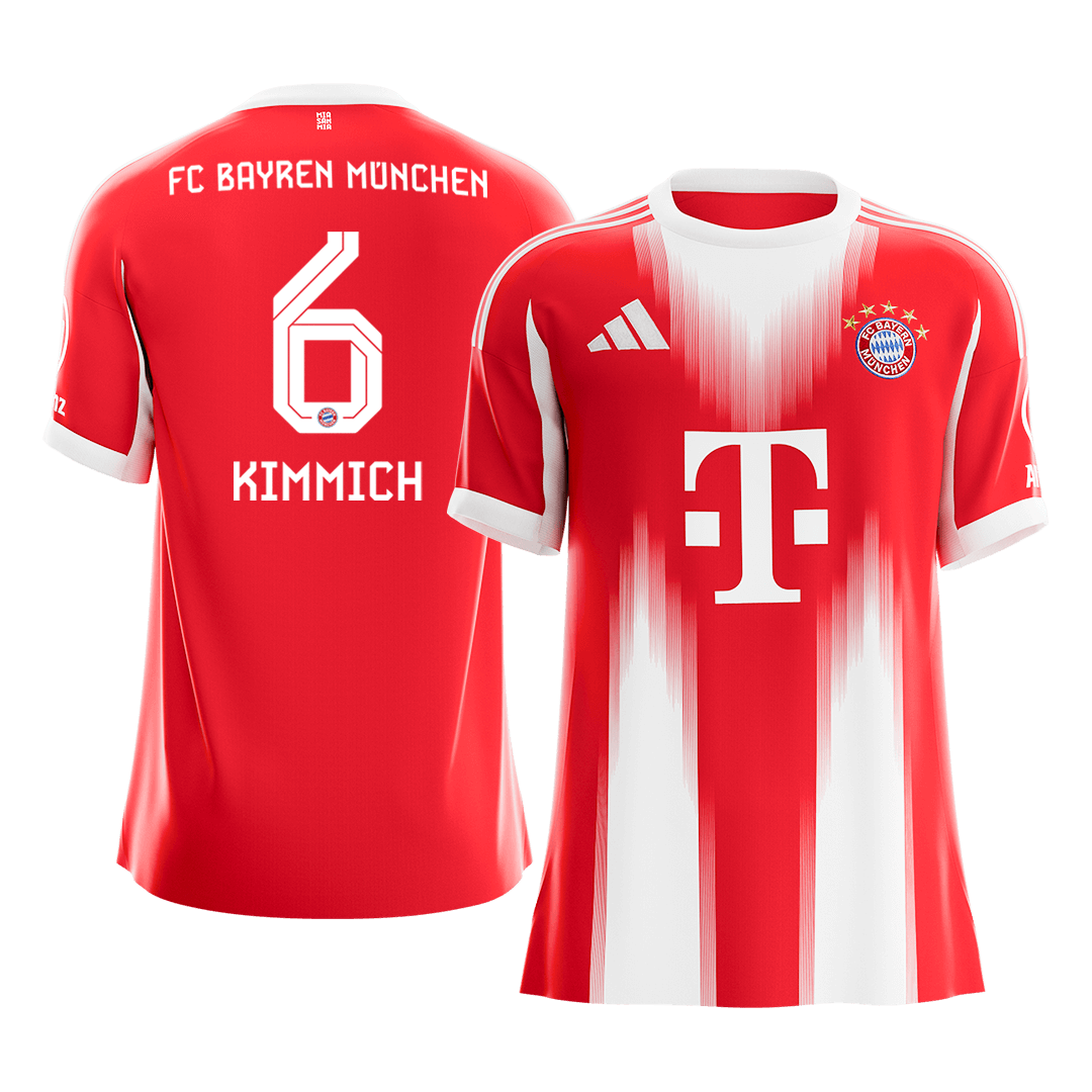 KIMMICH #6 Bayern Munich Tröja 2025/26 Hemma Premium Röd