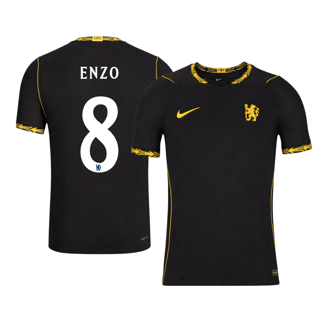 Chelsea Tröja ENZO #8 2026/27 Borta Autentisk Balck - UCL