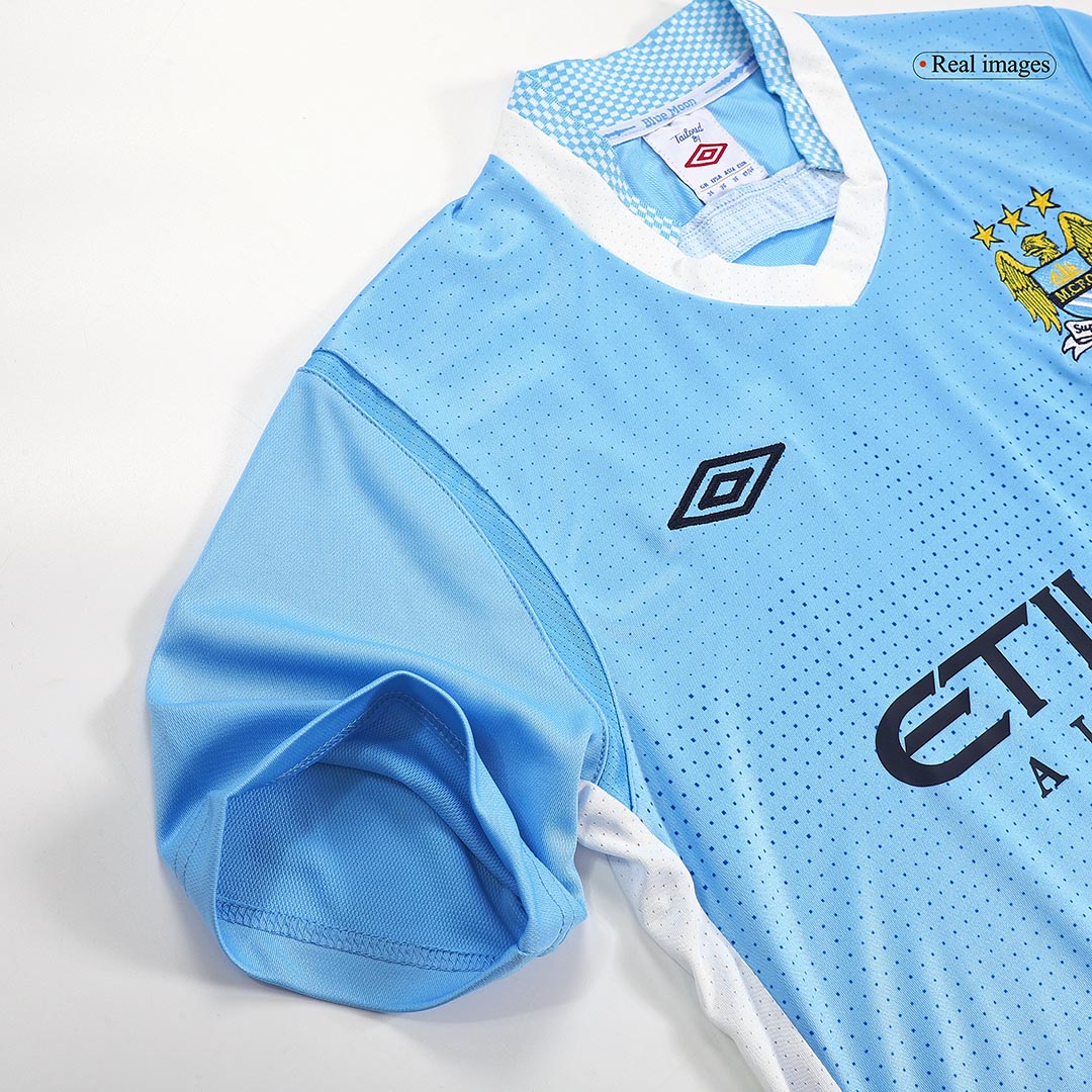 Manchester City Hemmatröja 2011/12 Retro Tröja
 Blå-4