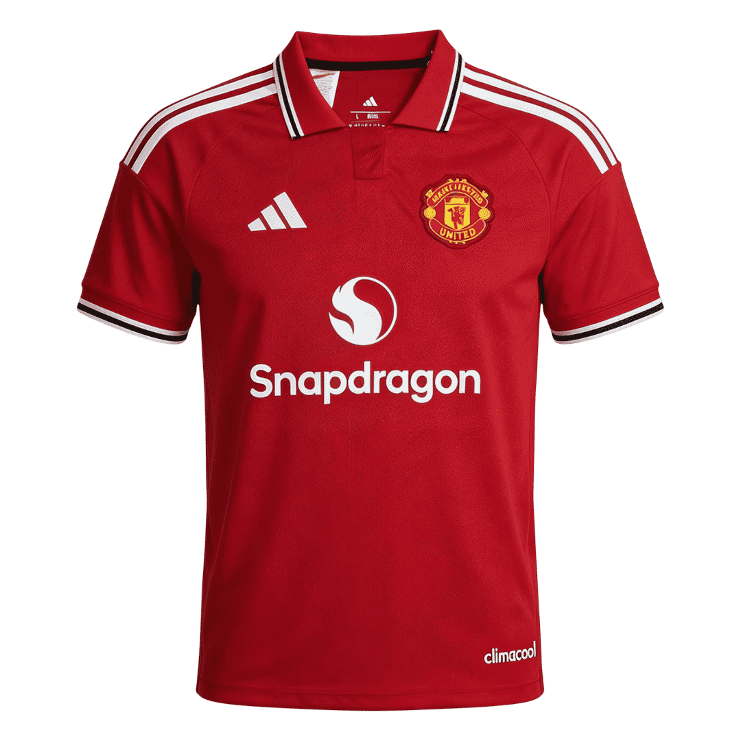Manchester United Tröja CUNHA #10 2026/27 Hemma Röd-9