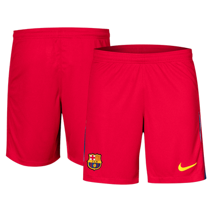 Barcelona Shorts 2025/26 Fourth Away Röd-5