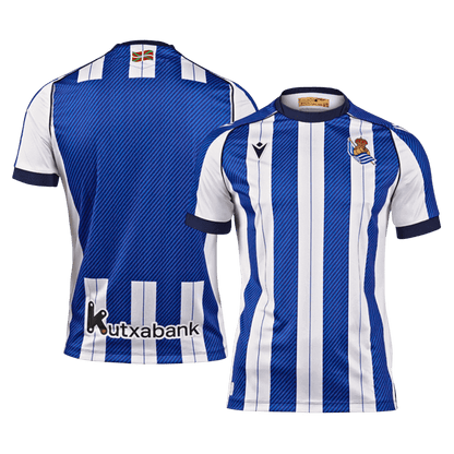 Real Sociedad Tröja 2025/26 Hemma Blå & Vit-9